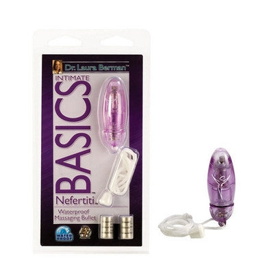 Intimate Basics Nefertiti Waterproof Massaging Bullet - Purple