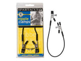 Blackline Adjustable Alligator Clamps - Rubber Tether