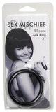 Sex And Mischief Silicone Cock Ring - 2-Inch