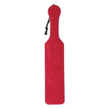 Fur Line Leather Paddle Red