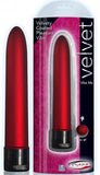 Velvet Vibe Me Waterproof Multi-Speed Massager - Red