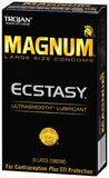 Trojan Magnum Ecstasy Ultrasmooth Lubricant Condoms - 10 Pack