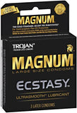 Trojan Magnum Ecstasy Lubricated Condoms 3-Pack