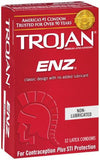 Trojan ENZ Non-Lubricated Condoms - 12 pack