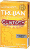 Trojan Ultra Ribbed Ecstasy Ultrasmooth - 10 Pack