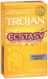 Trojan Ultra Ribbed Ecstasy Ultrasmooth - 10 Pack
