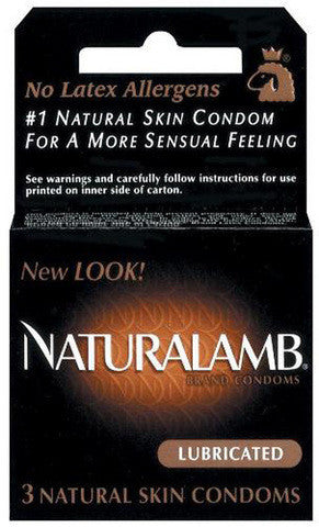 Trojan Naturalamb Skin Lubricated - 3 Pack