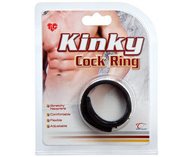 TLC Kinky Cock Ring - Neoprene
