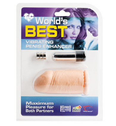 TLC Worlds Best Vibrating Penis Enhancer - Light