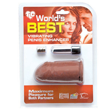 TLC Worlds Best Vibrating Penis Enhancer - Dark