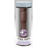 Cyberskin 4-inch Vibrating Transformer Penis Extension - Cinnamon