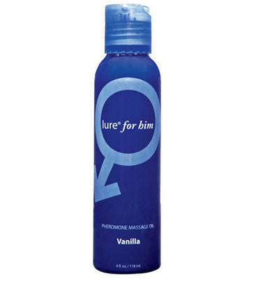 Lure for Him Pheromone Massage  Oil - Vanilla 4 Oz. Bottle  Ts1483009