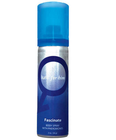Lure For Him Fascinate Body Spray with Pheromones - 2 oz.