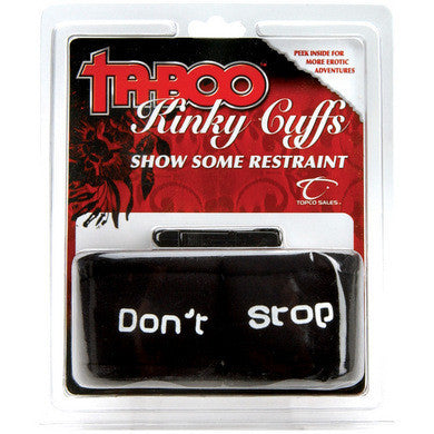 Taboo Kinky Cuffs Neoprene - Black