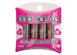 Sex Cells AA-Size Batteries - 4 Pack