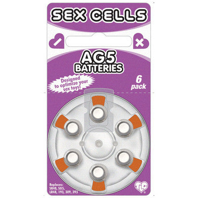 Sex Cells AG5 Batteries - 6 Pack
