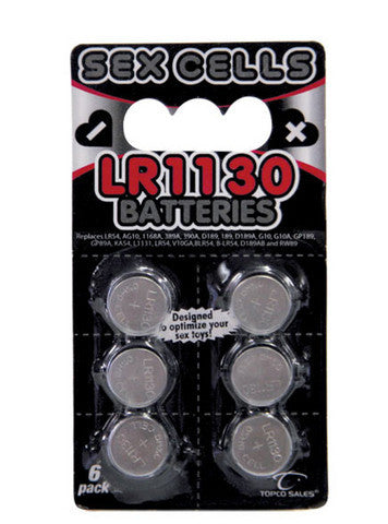 Sex Cells LR1130 Batteries - 6 Pack