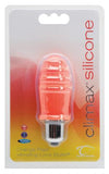 Climax Silicone Vibrating Love Bullet - Orange Pop