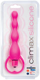 Climax Silicone Vibrating Anal Beads - Pink