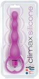 Climax Silicone Vibrating Anal Beads - Purple