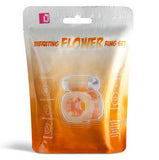 Buddy Bands 9X Vibrating Flower Ring - Orange