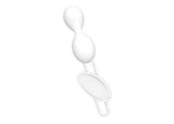 Ultra Zone Eve Vibrating  Silicone Beads - White