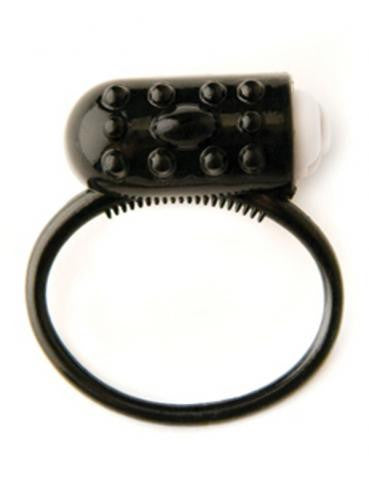 Vibrating Wireless Cock Ring - Black