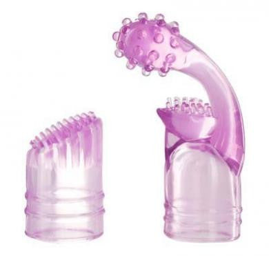 Wand Essentials Two Piece Attachment Set - Purple