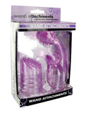 Wand Essentials Two Piece Attachment Set - Purple