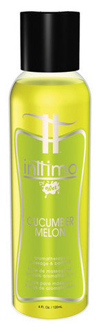 Inttimo Aromatherapy Massage And Bath Oil Cucumber Melon - 4 oz.