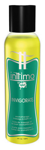 Inttimo Aromatherapy Massage And Bath Oil Invigorate - 4 oz.