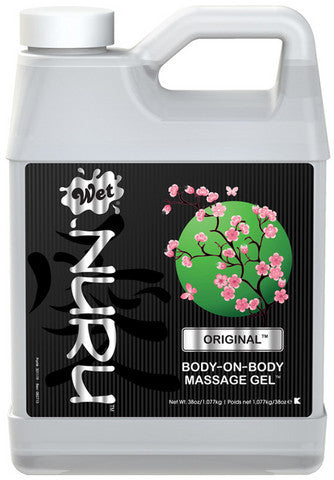 Wet Nuru Body-On-Body Massage Gel - Original - 38 oz.
