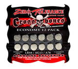 Crossbones Lr44 Alkaline Batteries - Economy 12 Pack