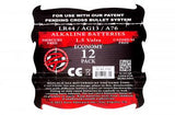 Crossbones Lr44 Alkaline Batteries - Economy 12 Pack