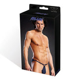 Performance Microfiber Pouch Bikini With Metal Ring - Blue - Large/Extra Large