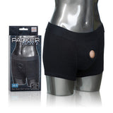 Packer Gear Black Boxer  Brief Harness - Extra Small -Small