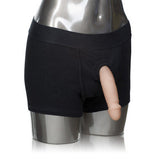 Packer Gear Black Boxer  Brief Harness - Extra Small -Small