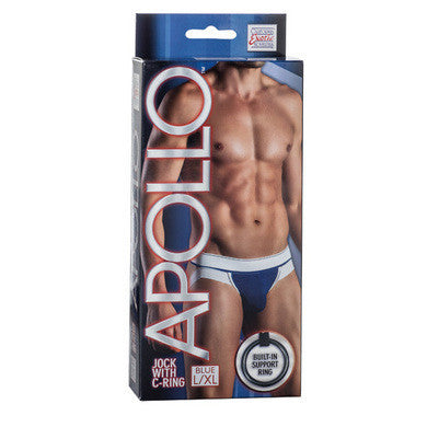 Apollo Jock with C-ring - Blue  - Large-extra Large