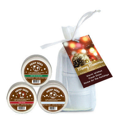 3-in-1 Holiday Massage Candle  Trio