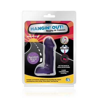 Hangin out Naughty Air Freshener - Hawaiian  Breeze - Purple