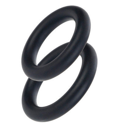 Nick Hawk Gigolo Silicone Stay Hard Rings - Black