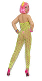 Footless Bodystocking - Chartreuse -