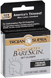 Trojan Supra Lubricated Condoms - 3 Pack