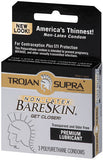 Trojan Supra Lubricated Condoms - 3 Pack