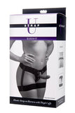 Bardot Elastic Strap-on  Harness with Thigh Cuffs