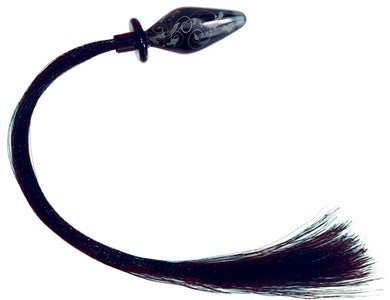 Fashionistas Glass Pony Tail Butt Plug - Small