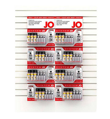 Jo Cross Merchandising 8  Slat Wall Pre-pack Display