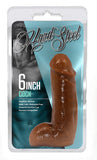 Hard Steel 6-Inch Cock - Brown