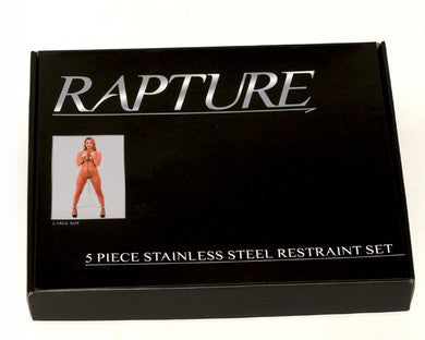 5-piece Stainless Steel  Restraint Set - Large