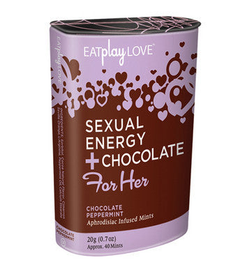 Sexual Energy+chocolate  for Her - Chocolate  Peppermint Mints
